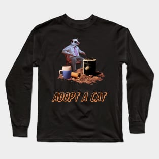 Support your local street cats Long Sleeve T-Shirt